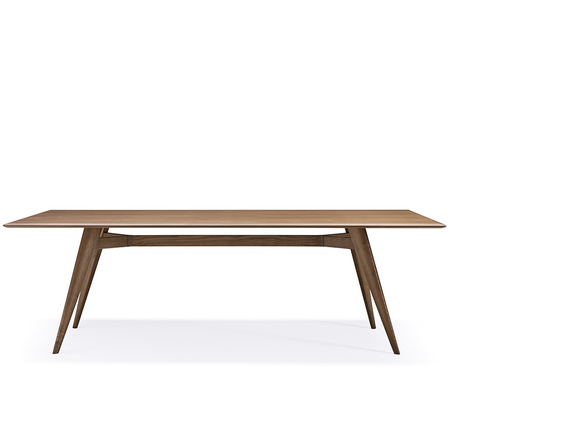 Novecento: tavolo da pranzo piano legno rettangolare | Novecento:rectangular wooden dining table