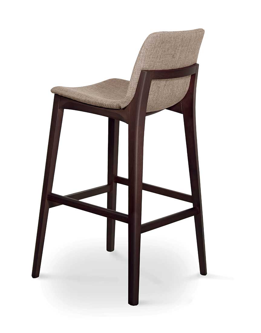 Sgabello-Ellen-con-struttura-in-legno-di-frassino | Ellen-stool-with-ash-wood-structure