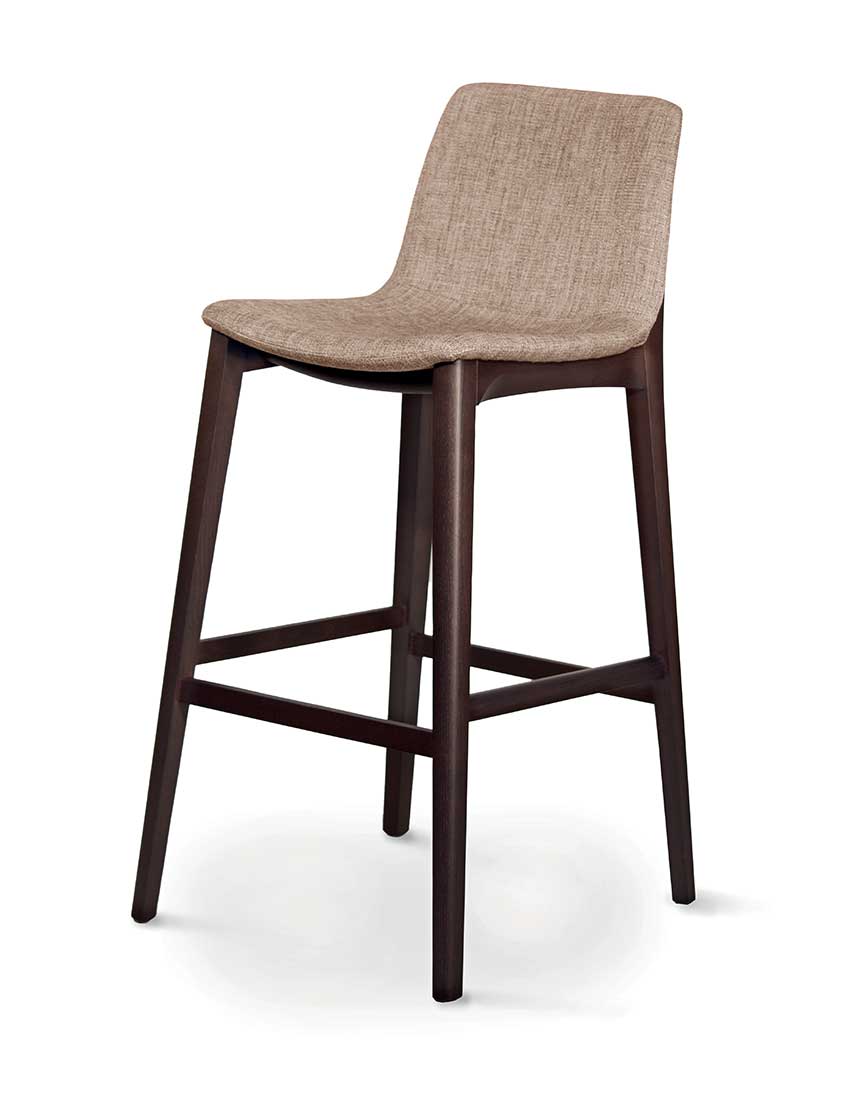 Sgabello-Ellen-con-struttura-in-legno-di-frassino | Ellen-stool-with-ash-wood-structure