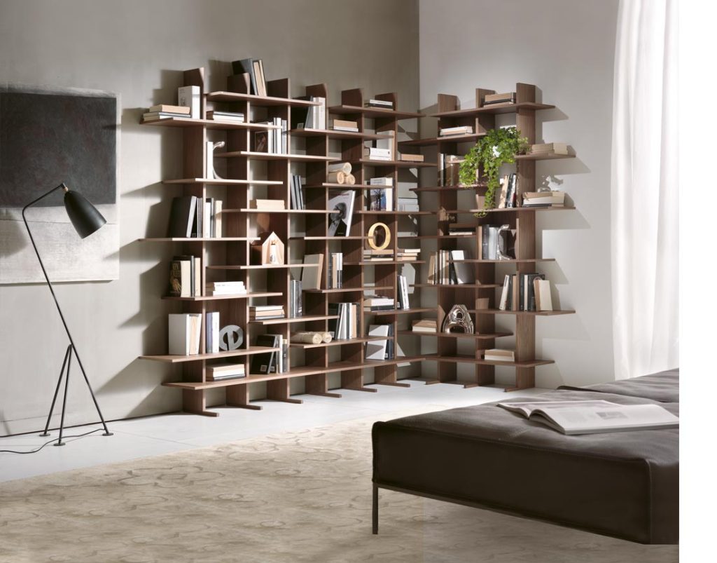 elisabeth, bookcase with modern desing